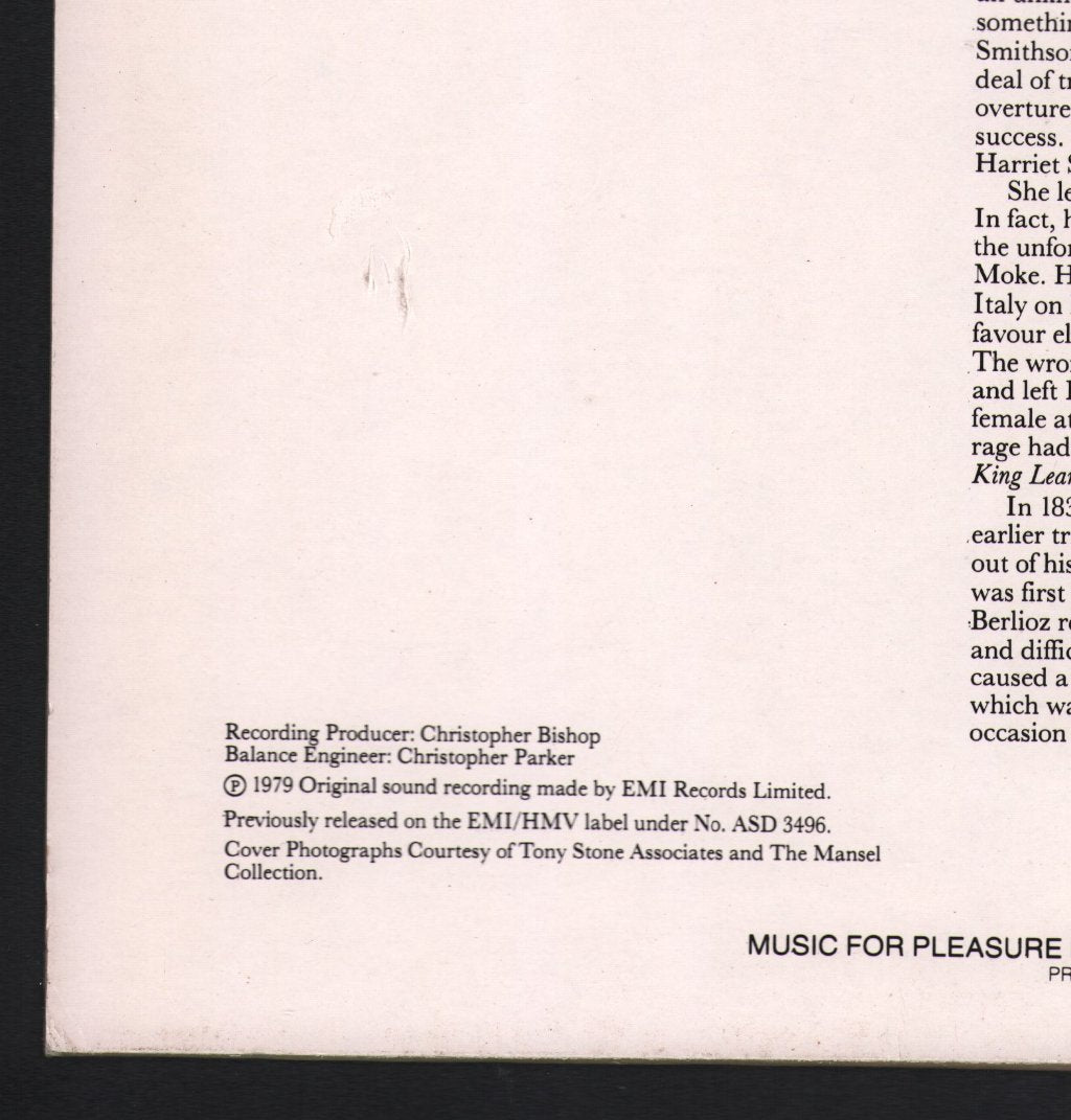 Andre Previn / London Symphony Orchestra - Berlioz - Symphonie Fantastique - Lp