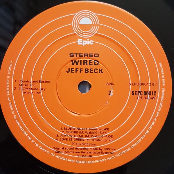 Jeff Beck - Wired - Lp