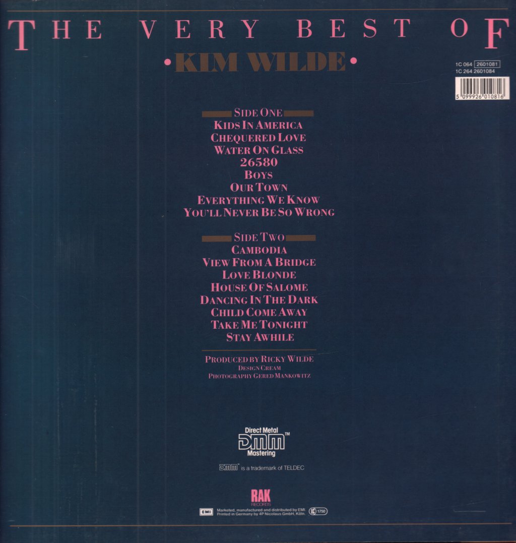 Kim Wilde - Very Best Of Kim Wilde - Lp