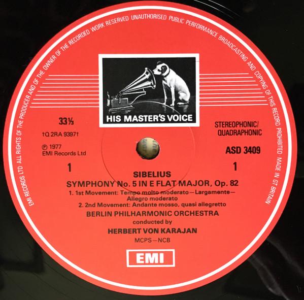 Berlin Philharmonic Orchestra - sibelius Symphony No. 5 / En Saga - Lp
