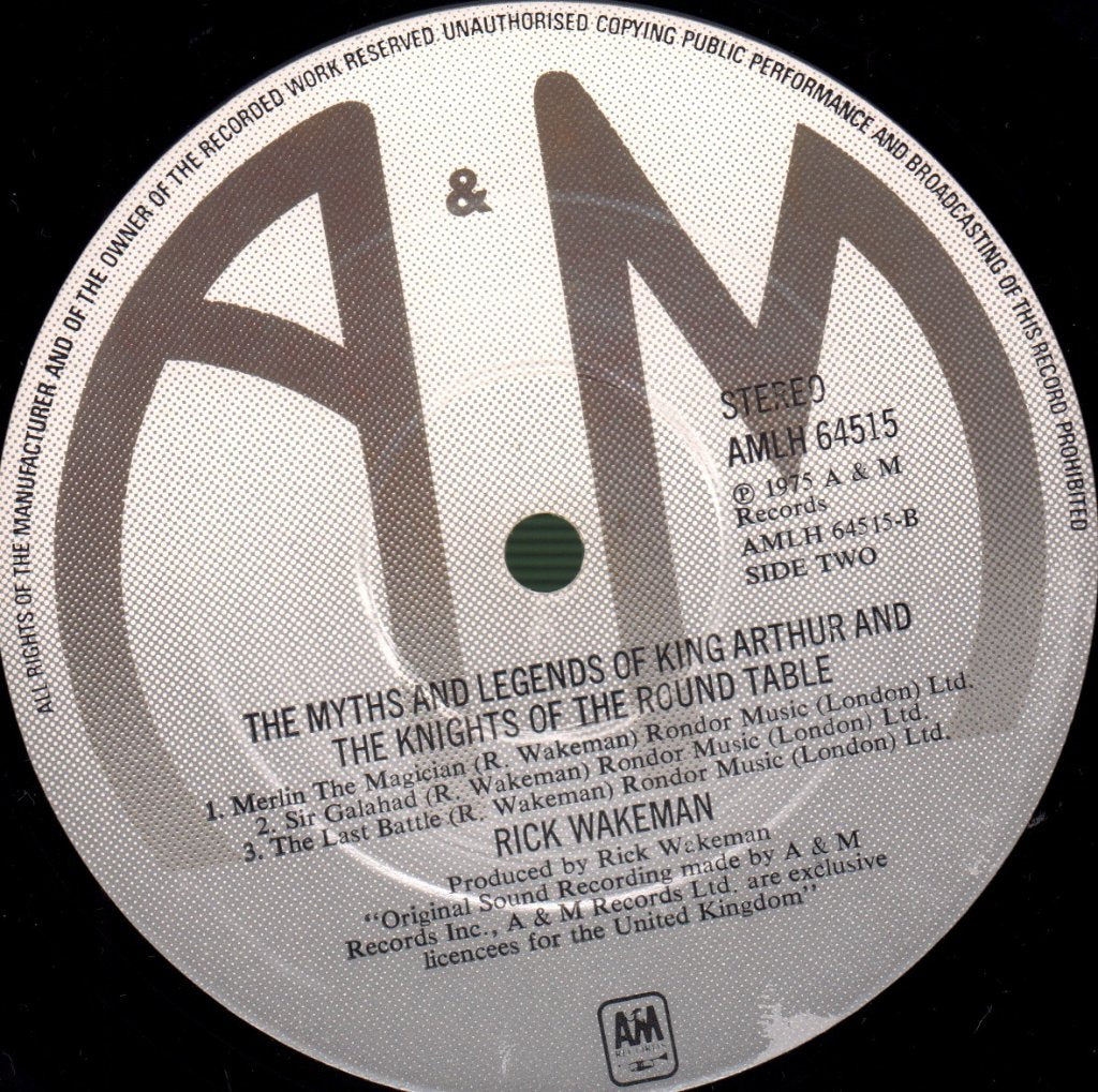 Rick Wakeman - Myths And Legends Of King Arthur - Lp