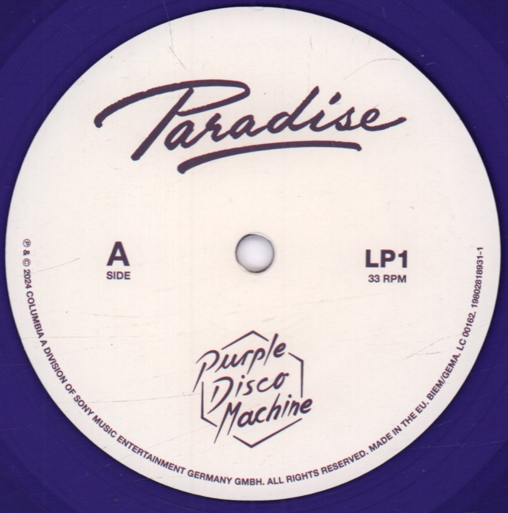 Purple Disco Machine - Paradise - Double Lp