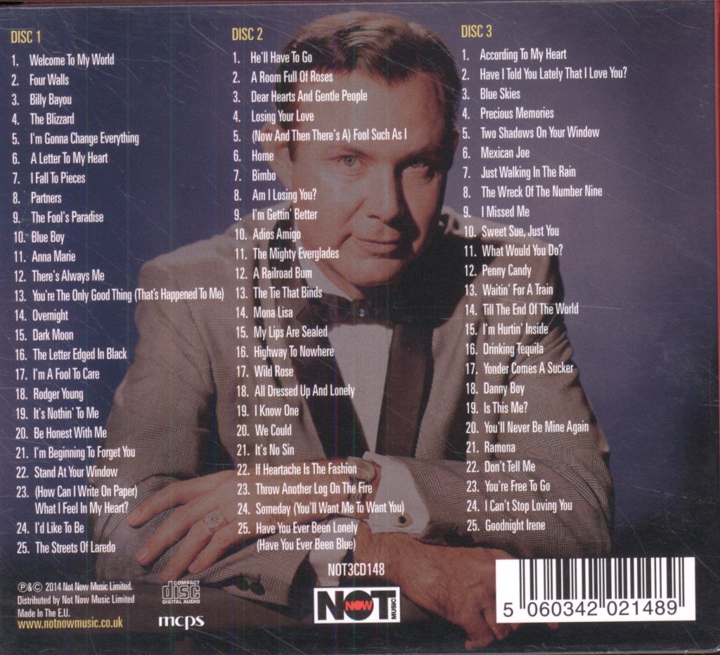 Jim Reeves - Welcome To My World- 75 Original Recordings - Cd Set