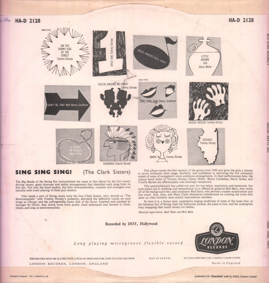Clark Sisters - Sing Sing Sing - Lp