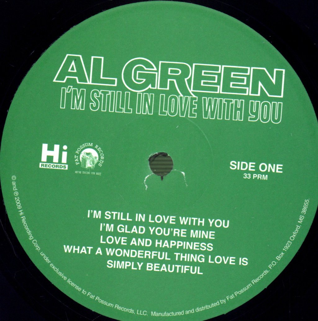 Al Green - I'm Still In Love With You - Lp