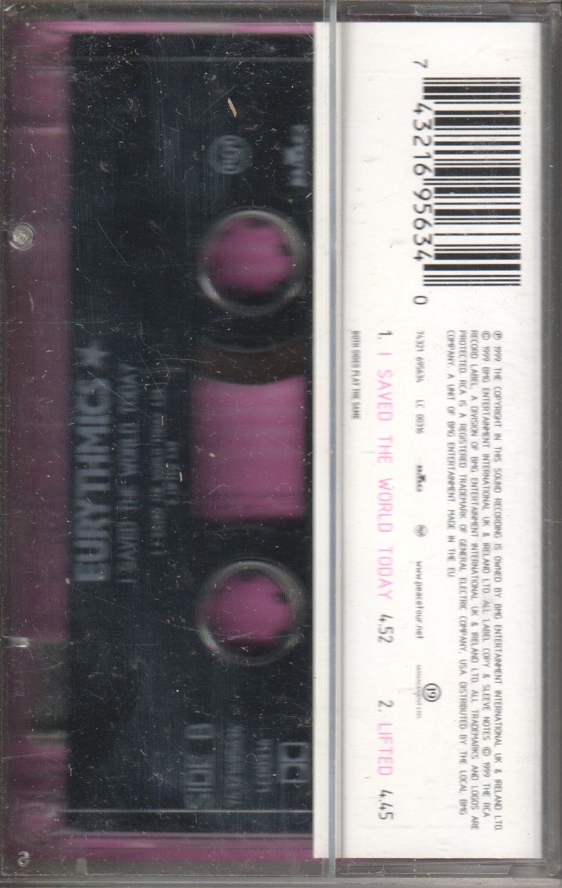 Eurythmics - I Saved The World Today - Cassette
