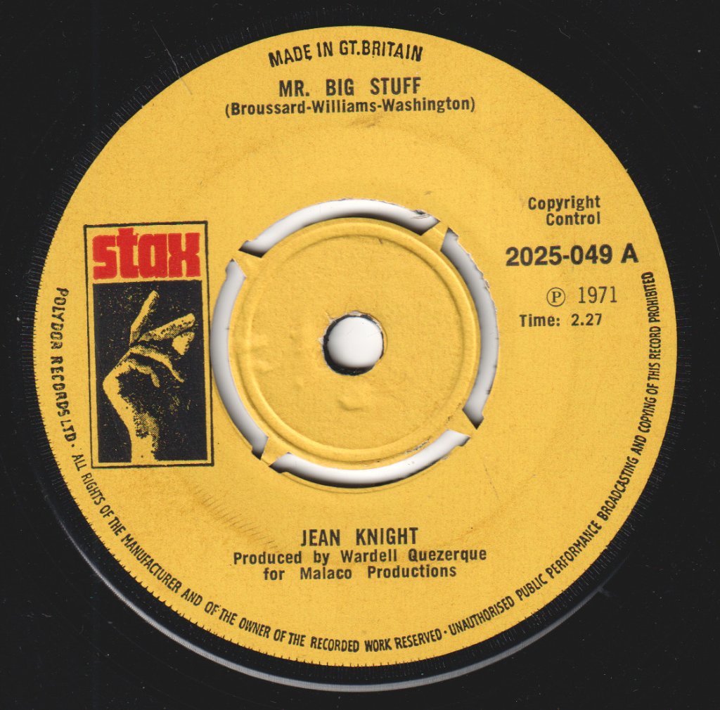 Jean Knight - Mr. Big Stuff - 7 Inch