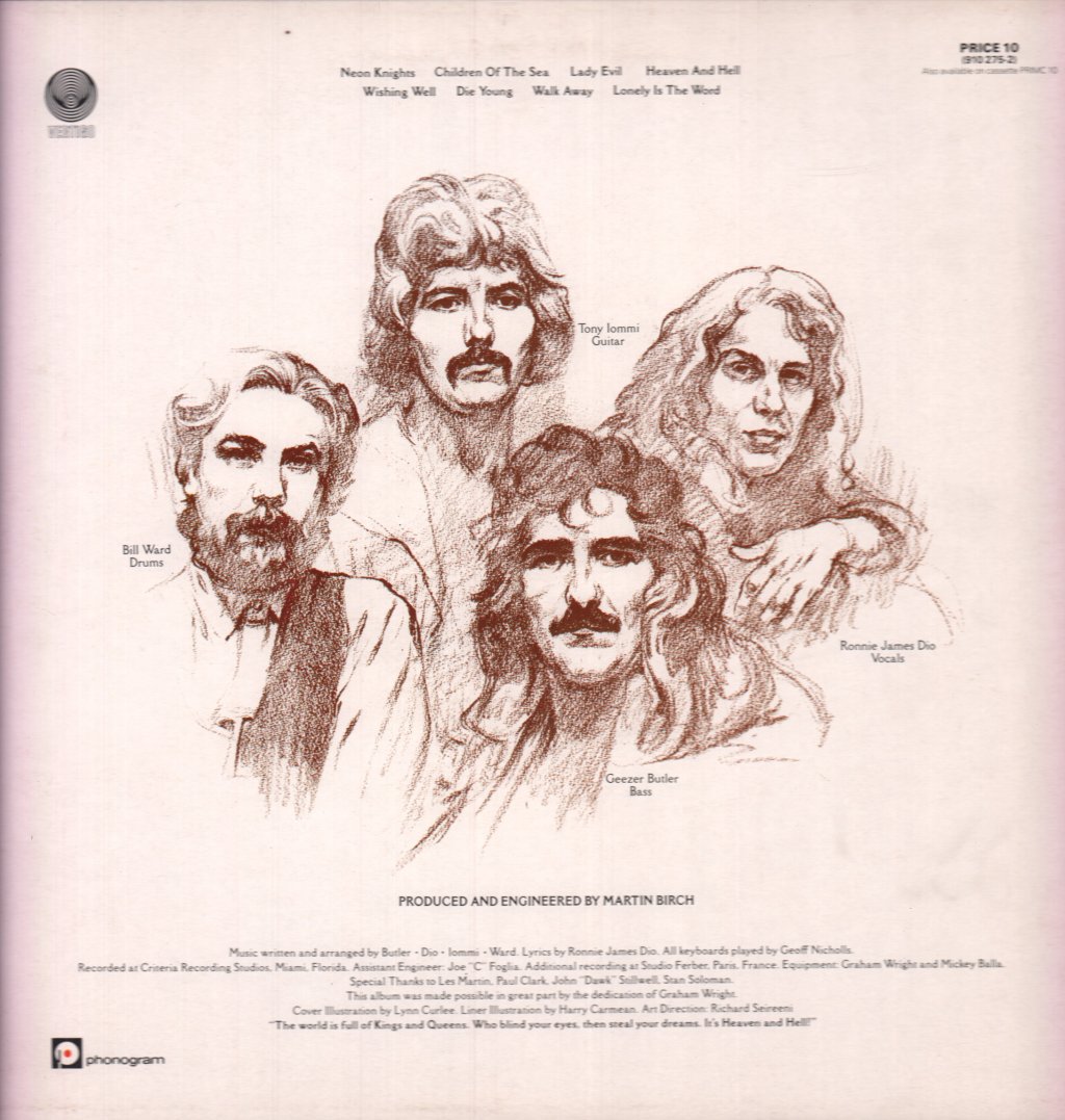 Black Sabbath - Heaven And Hell - Lp