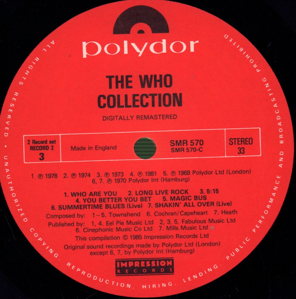 Who - Collection - Double Lp