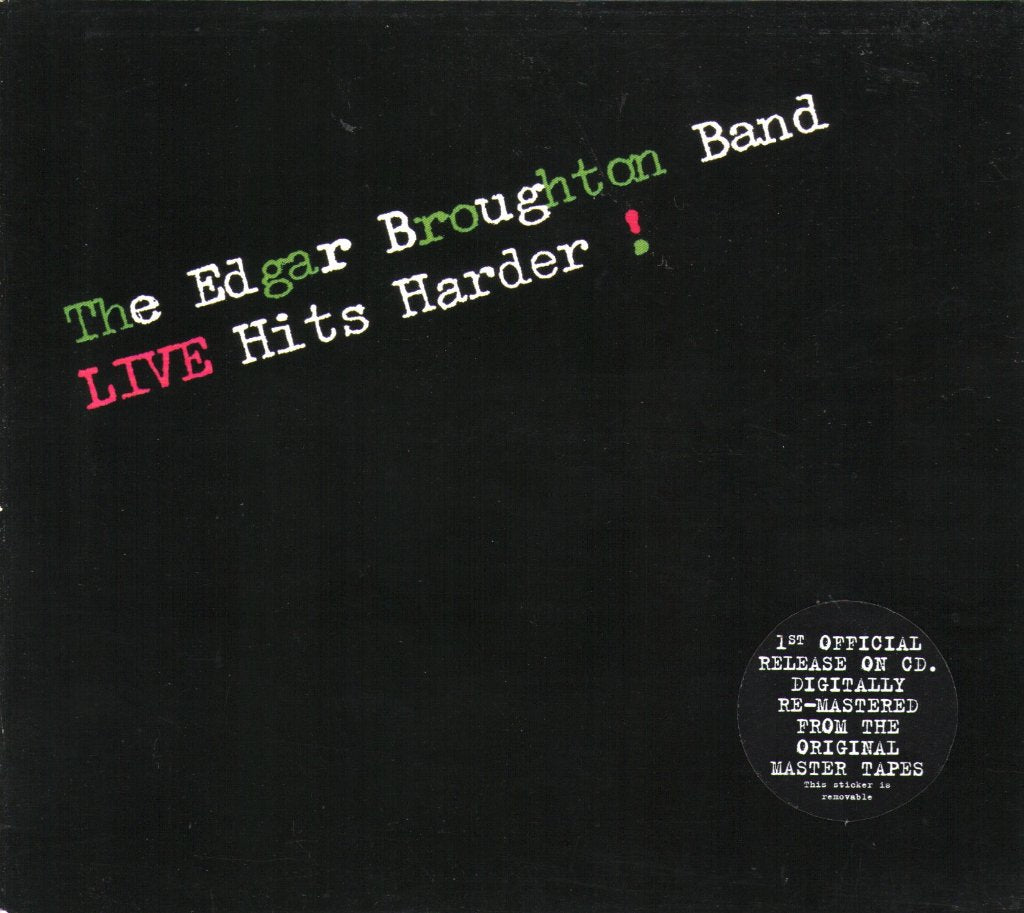 Edgar Broughton Band - Live Hits Harder! - Cd