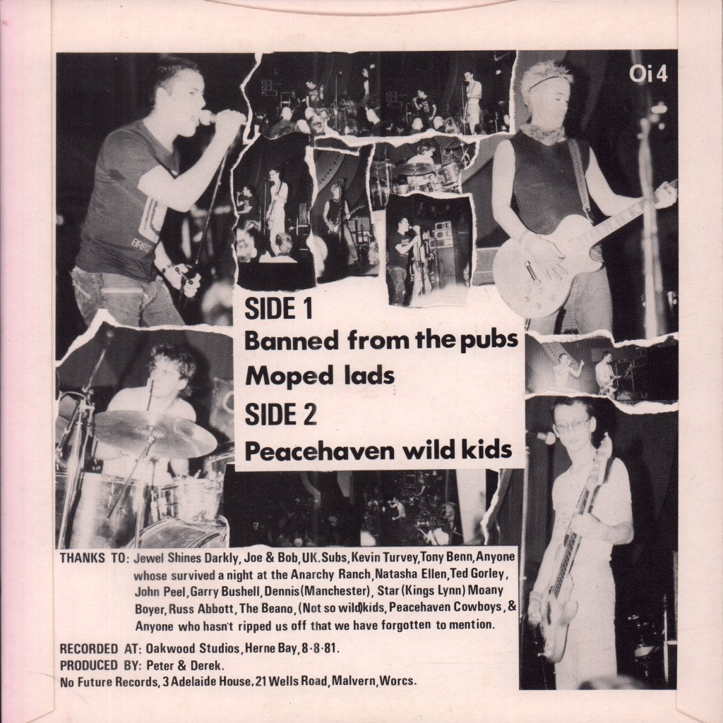 Peter And The Test Tube Babies - Banned From The Pubs - 7 Inch