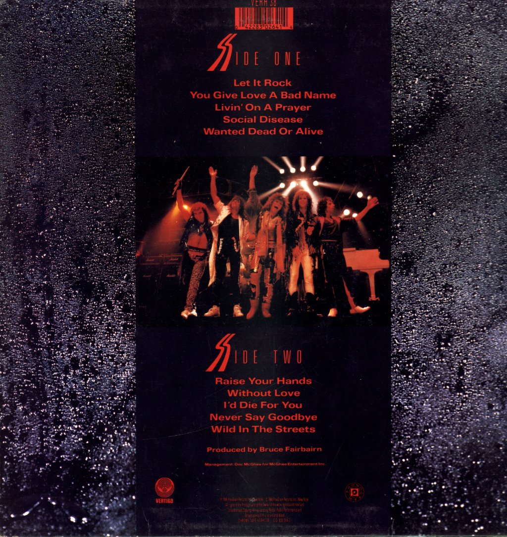 Bon Jovi - Slippery When Wet - Lp