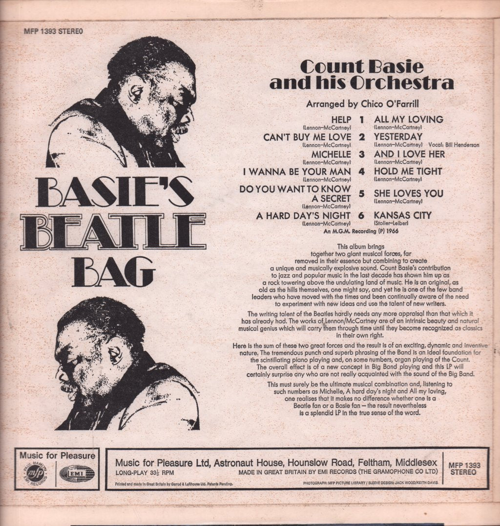 Count Basie - Basie's Beatle Bag - Lp
