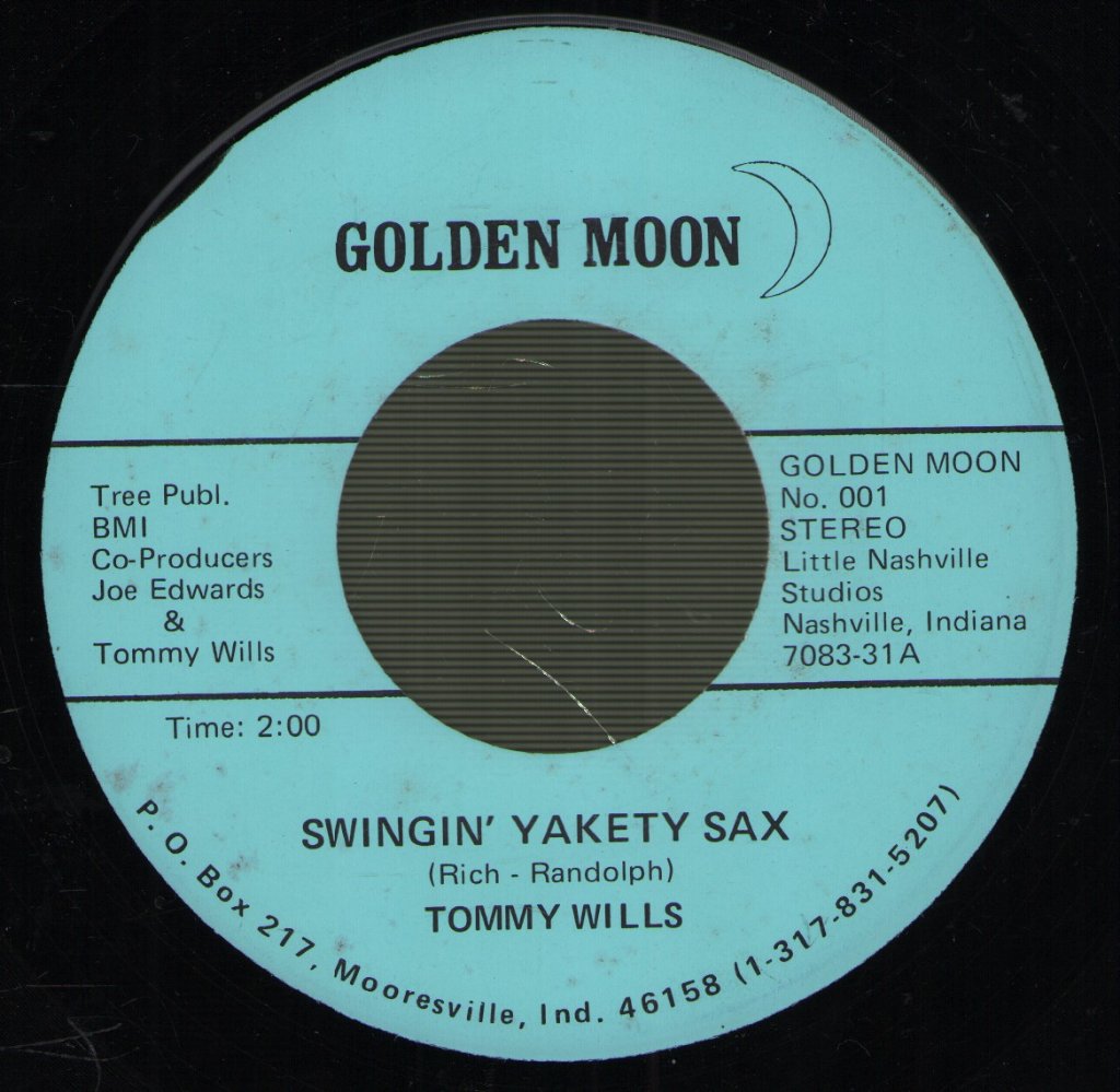 Tommy Wills - Swingin' Yakety Sax - 7 Inch
