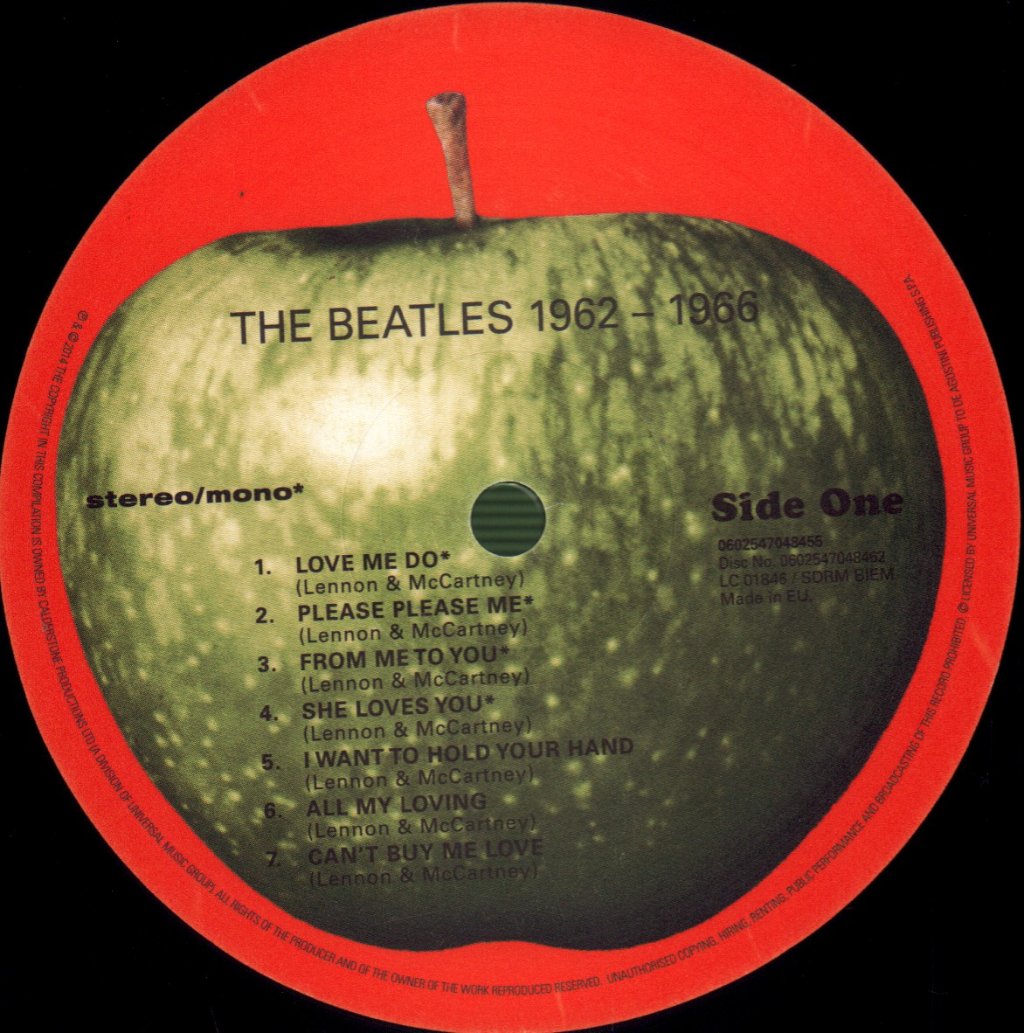 Beatles - 1962-1966 - Double Lp