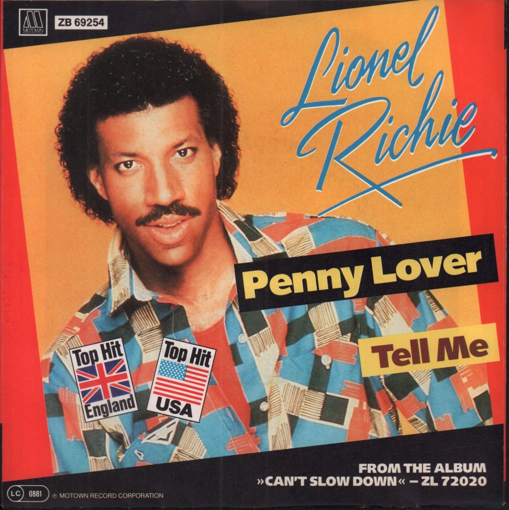 Lionel Richie - Penny Lover - 7 Inch