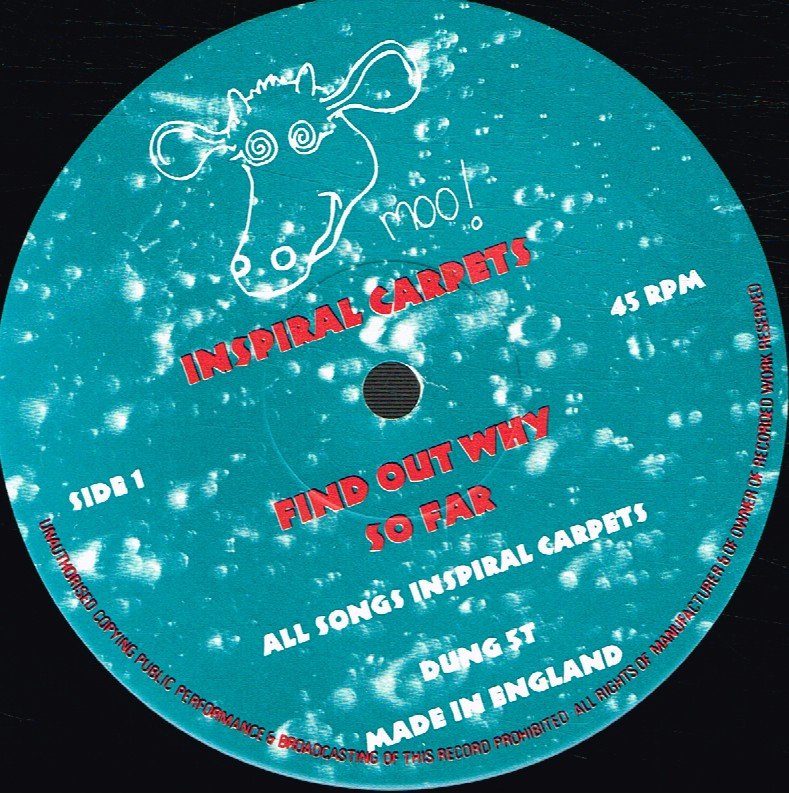 Inspiral Carpets - Find Out Why - 12 Inch
