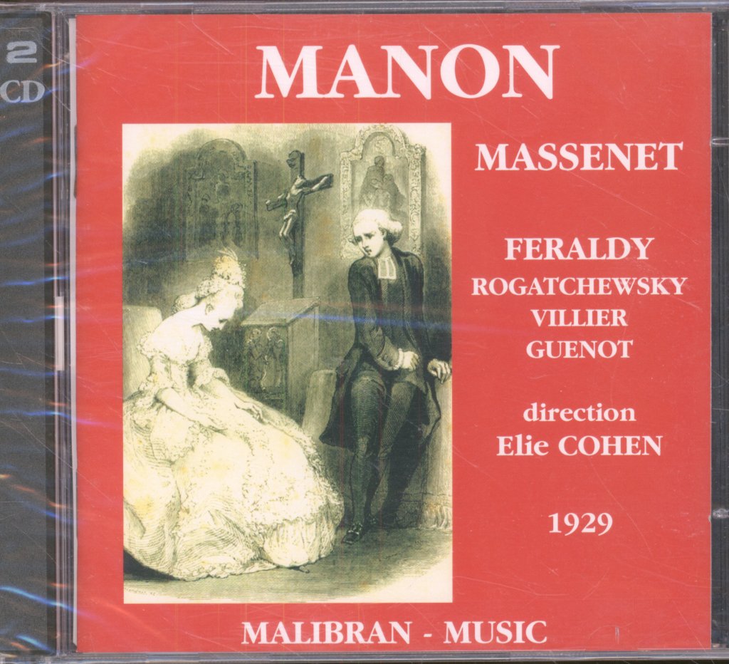 Orchestre De L'Opera-Comique Sous La Direction, Elie Cohen - Massenet - Manon - Double Cd
