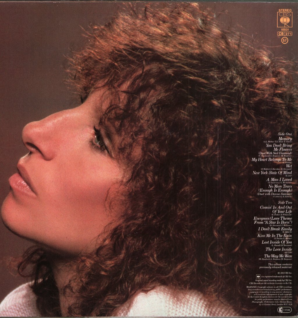 Barbra Streisand - Love Songs - Lp