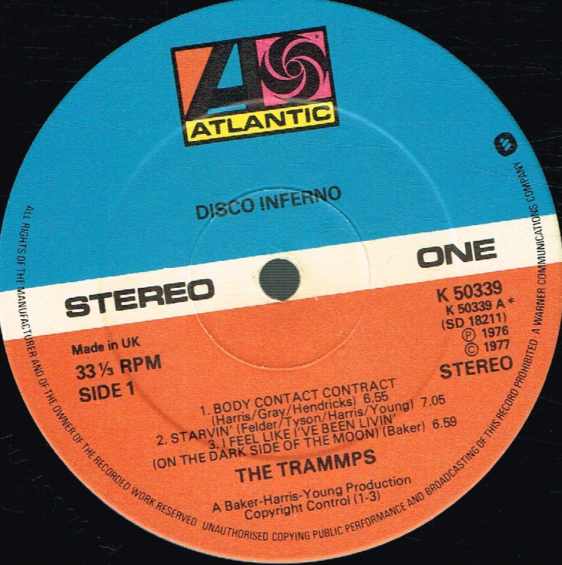 Trammps - Disco Inferno - Lp