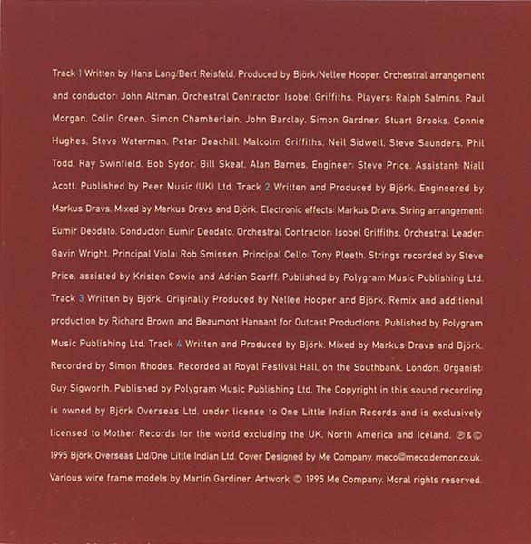Björk - It's Oh So Quiet - Cd