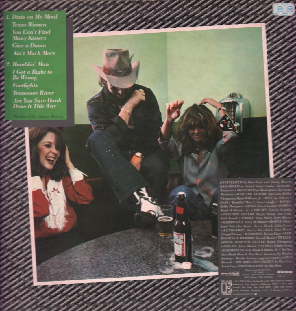 Hank Williams Jr - Rowdy - Lp