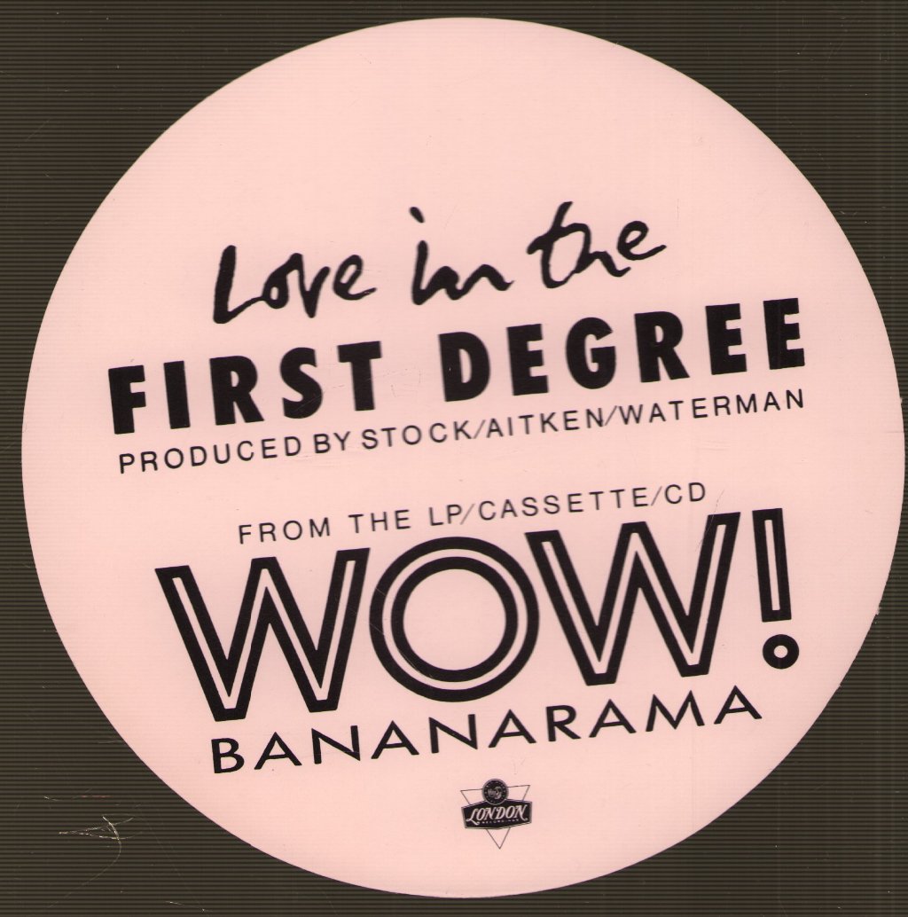 Bananarama - Love In The First Degree - Card