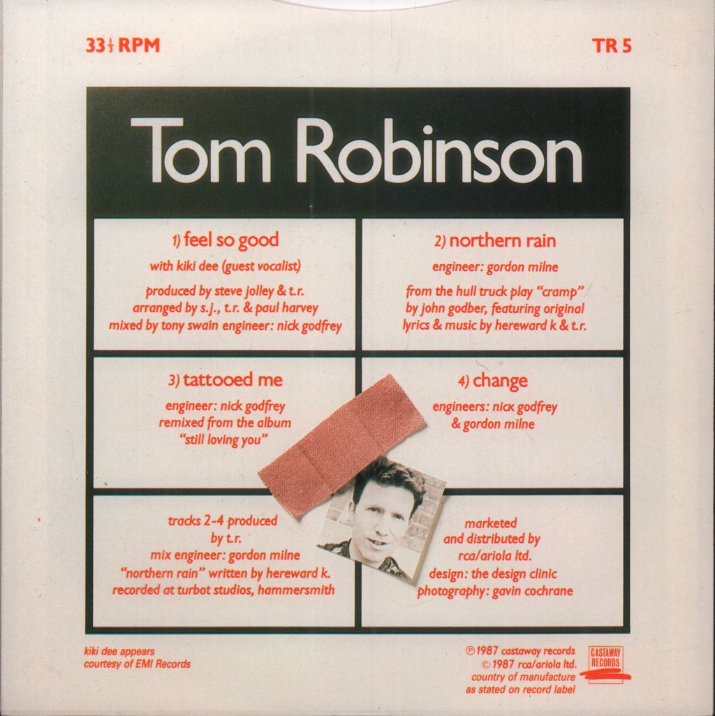 Tom Robinson - Feel So Good - 7 Inch