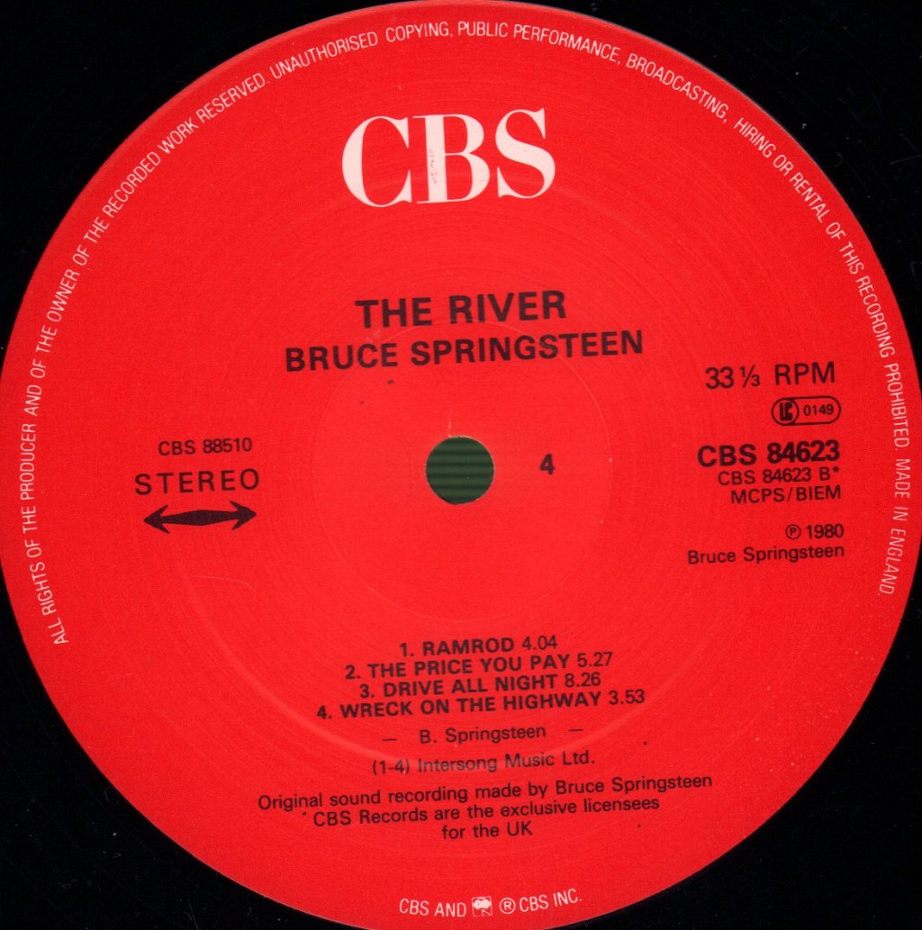 Bruce Springsteen - River - Double Lp