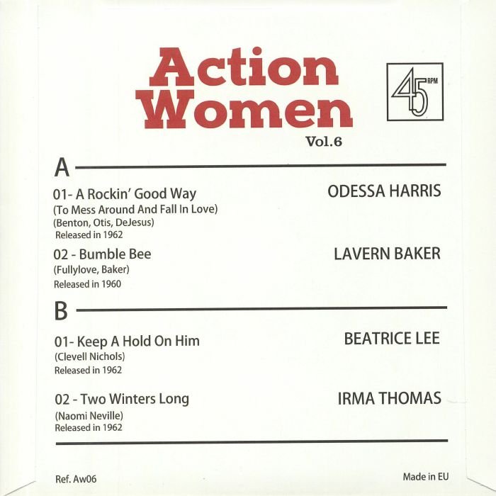 Various Artists - Action Women: A Female Soul Rhythm & Blues Explosion! Vol. 6 - 7 Inch