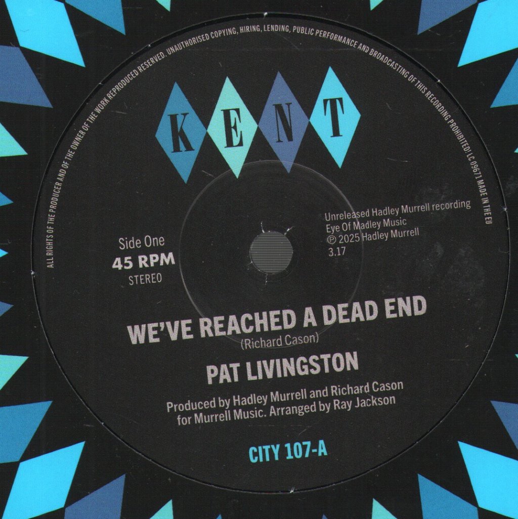Pat Livingstone - We've Reached A Dead End - 7 Inch