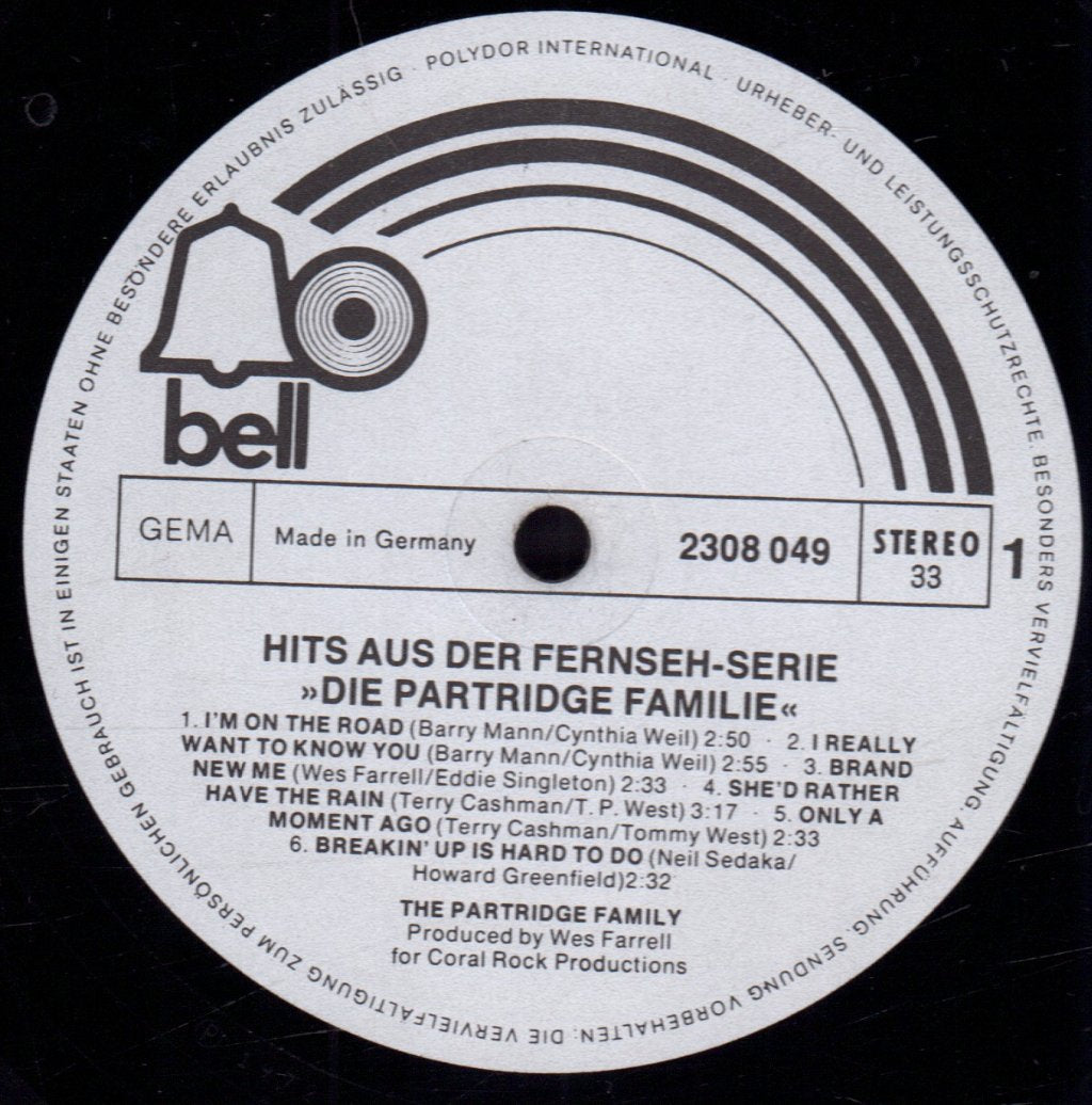 Partridge Family - Hits Aus Der Fernseh-Serie "Die Partridge Familie" - Lp