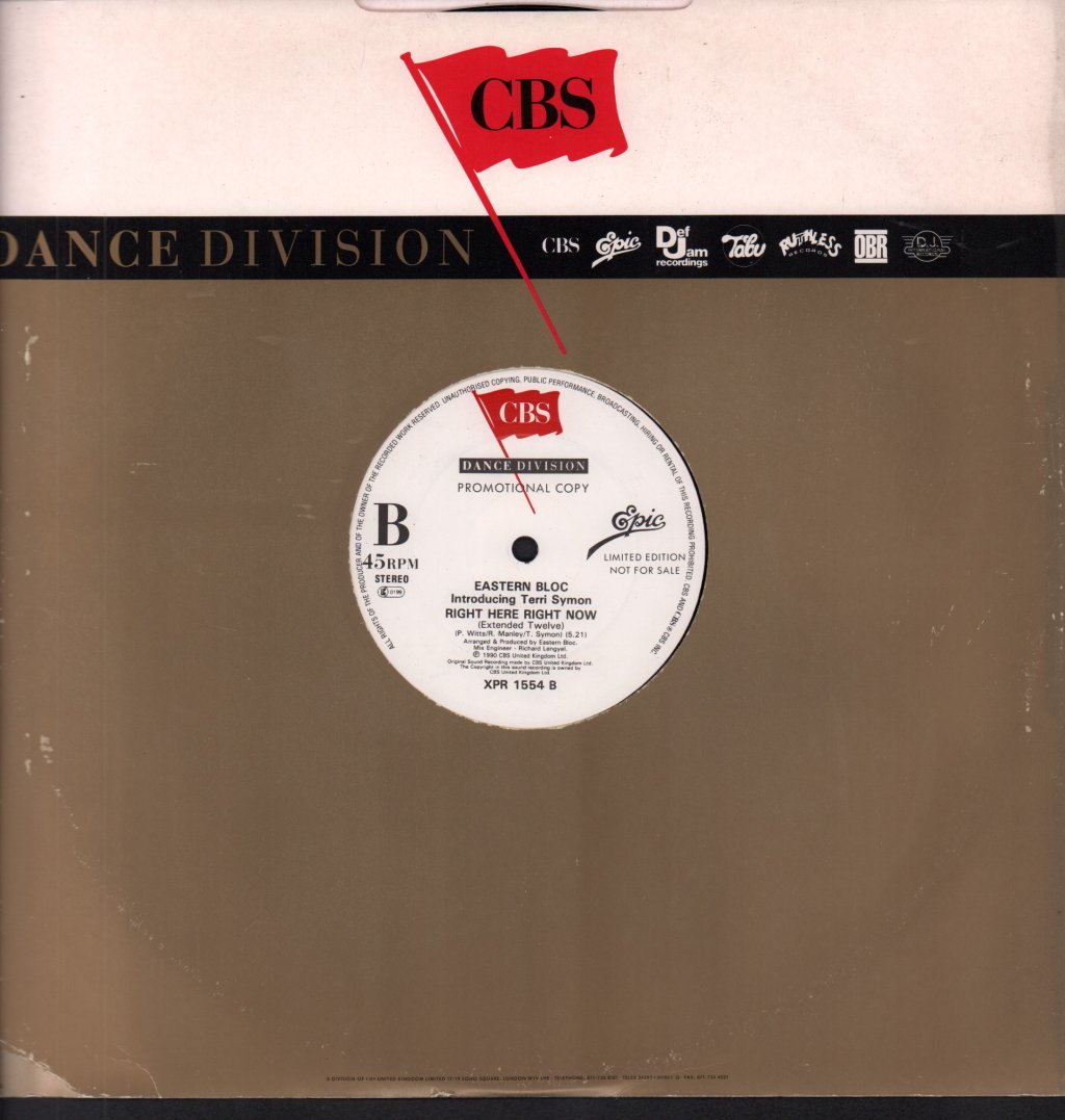 Eastern Bloc - Right Here Right Now - 12 Inch