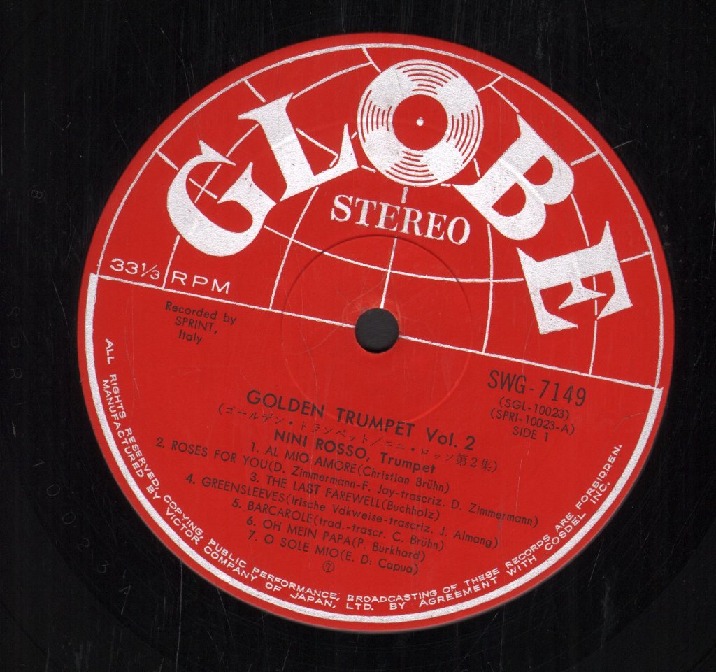 Nini Rosso - Golden Trumpet vol 2 - Lp