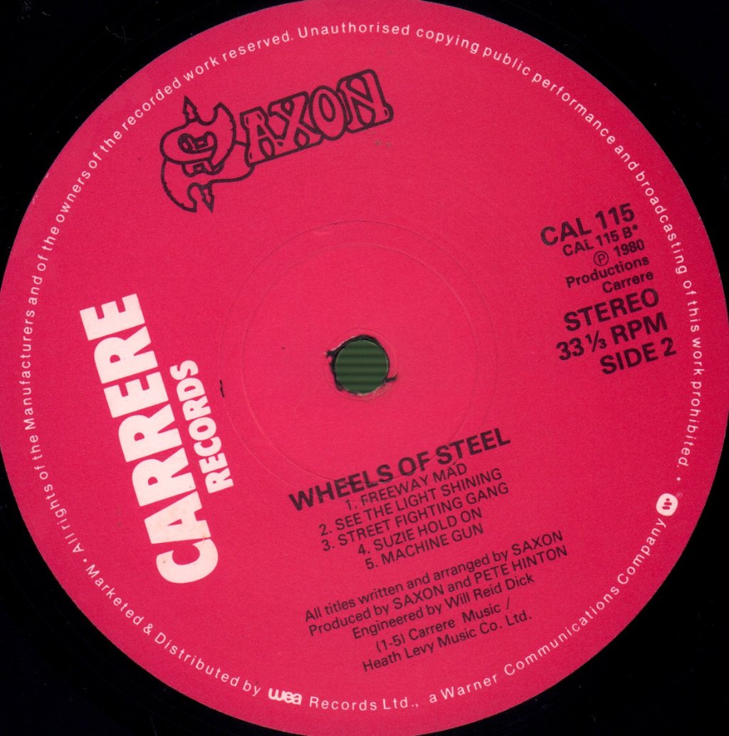 Saxon - Wheels Of Steel - Lp
