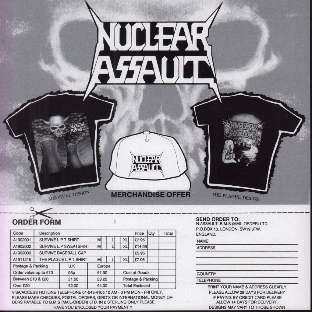 Nuclear Assault - Survive - Lp