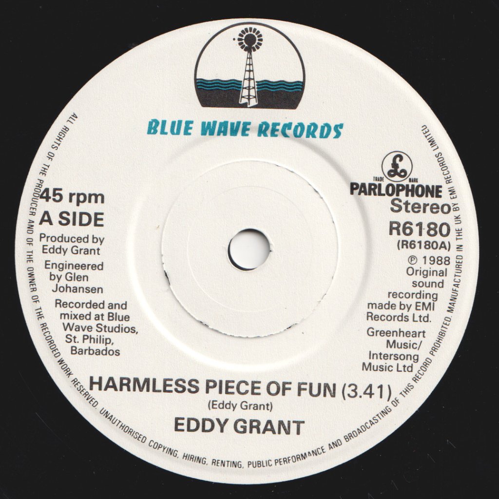 Eddy Grant - Harmless Piece Of Fun - 7 Inch