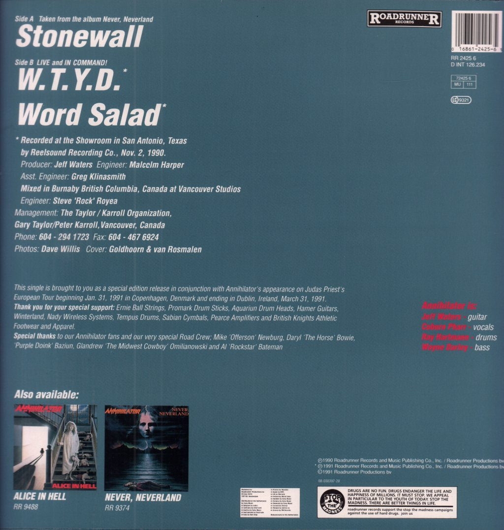 Annihilator - Stonewall - 12 Inch