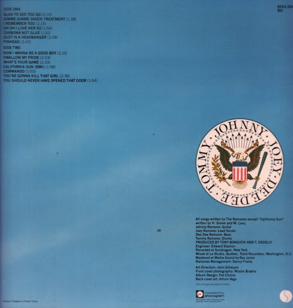 Ramones - Leave Home - Lp