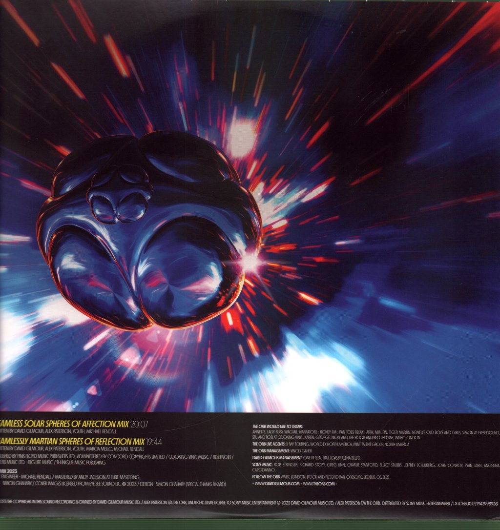 Orb Featuring David Gilmour - Metallic Spheres In Colour - Lp