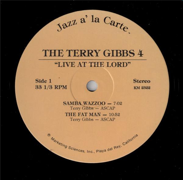 Terry Gibbs Quartet - Live At The Lord - Vol. 1 - Double Lp