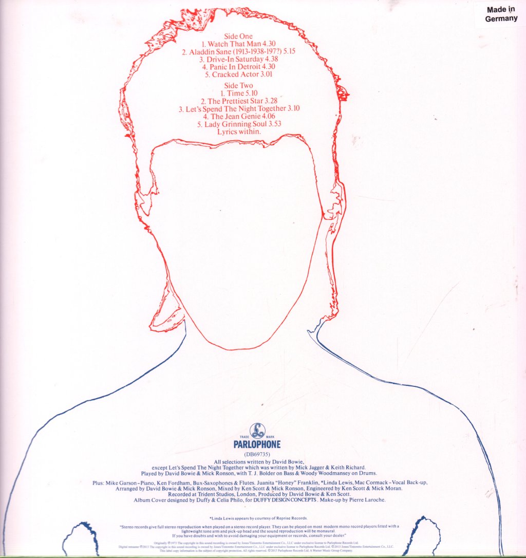 David Bowie - Aladdin Sane - Lp