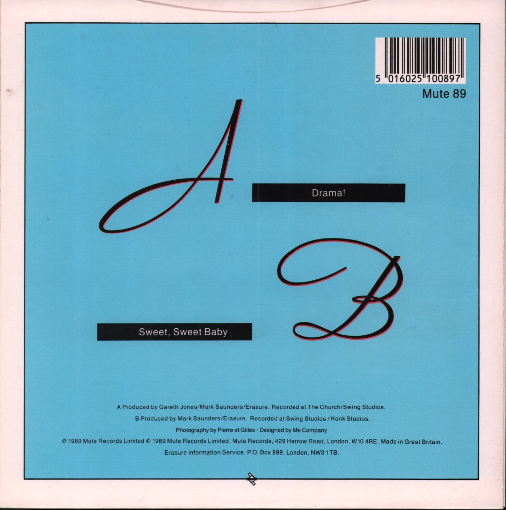 Erasure - Drama - 7 Inch