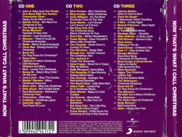 Various Artists - Now That's What I Call Christmas - Triple Cd