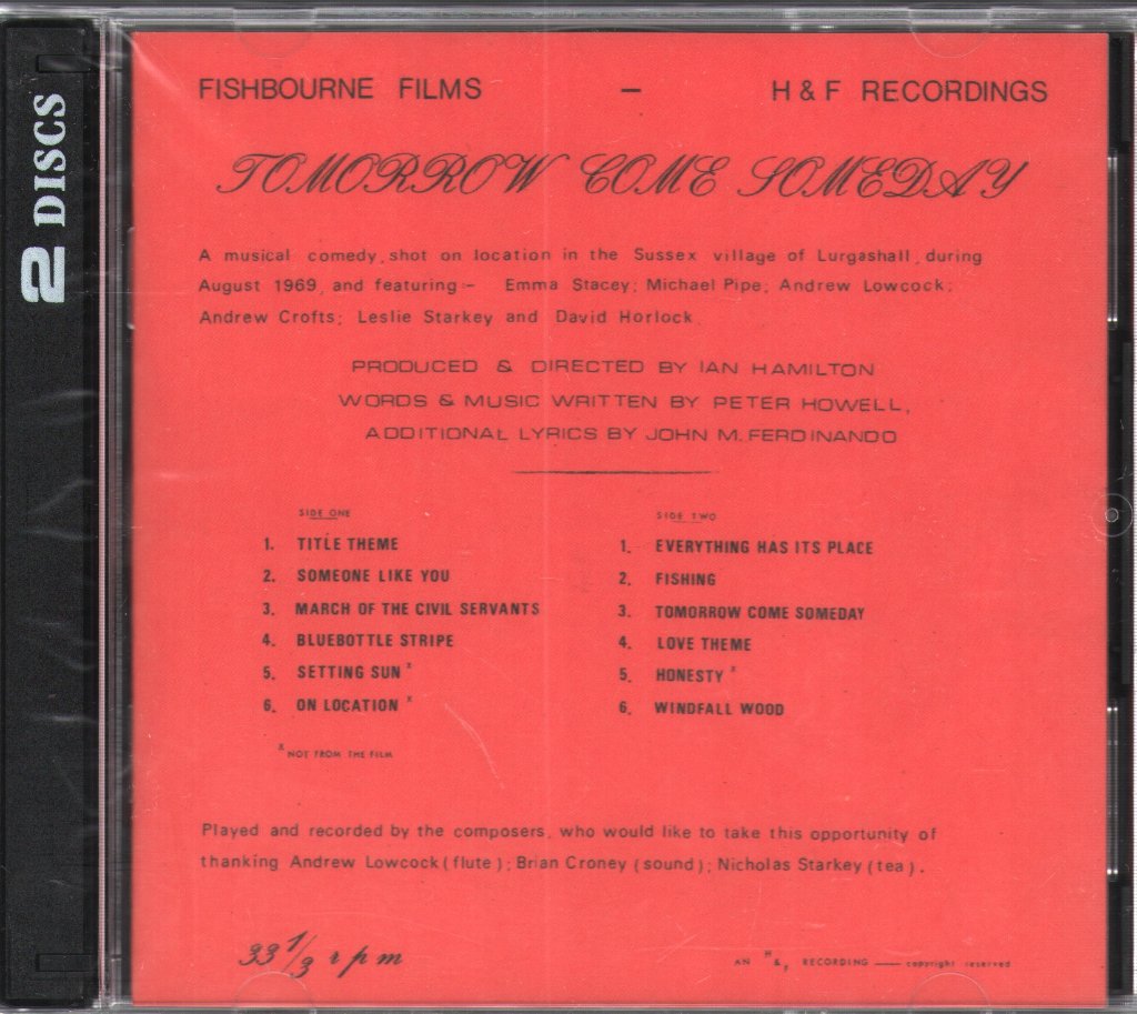 Peter Howell and John Fernando - Tomorrow Come Someday - Cd/Dvd