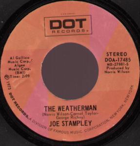 Joe Stampley - Weatherman - 7 Inch