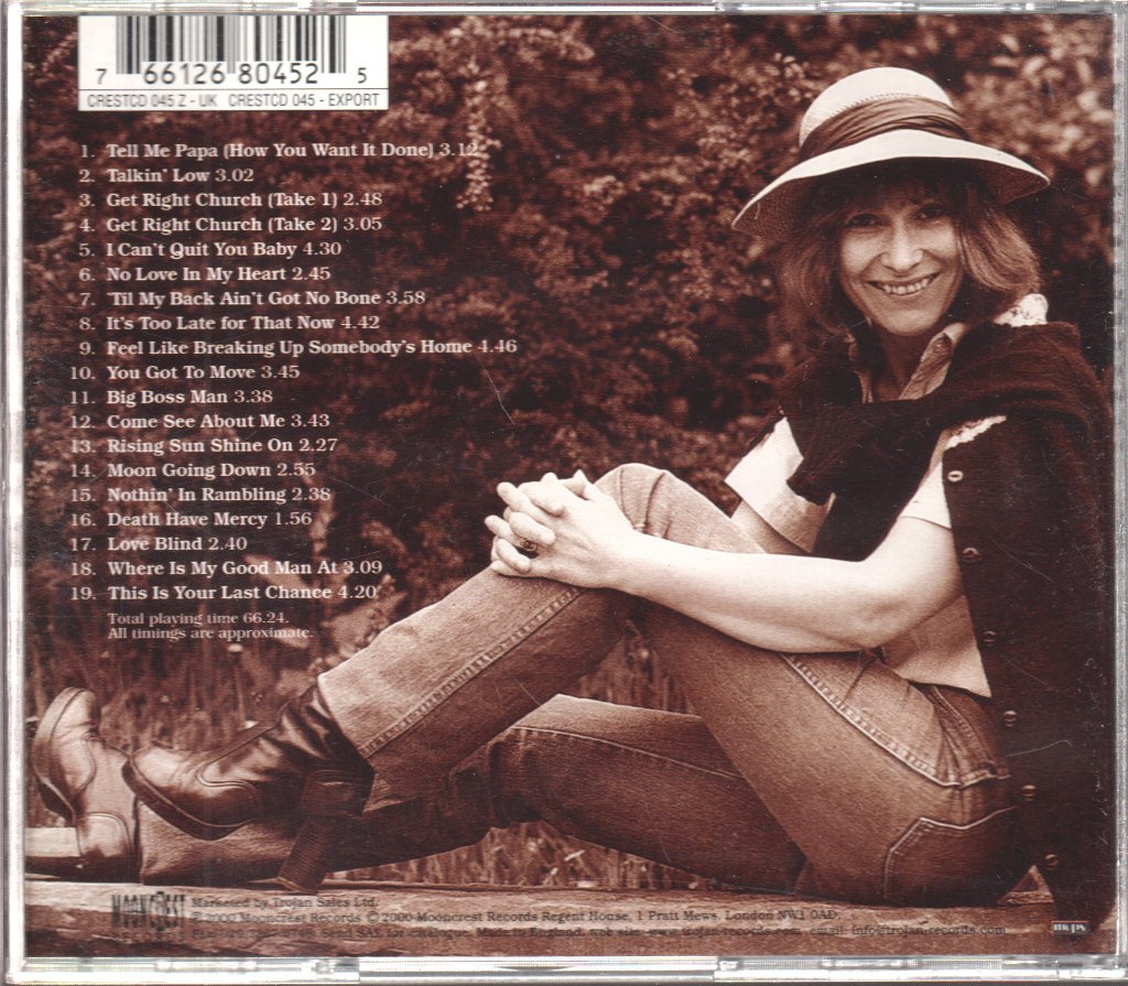 Jo-Ann Kelly - Talkin' Low - Rare And Unissued 1966-88 Volume 2 - Cd