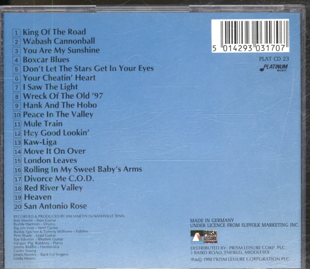 Boxcar Willie - King Of The Road - Cd