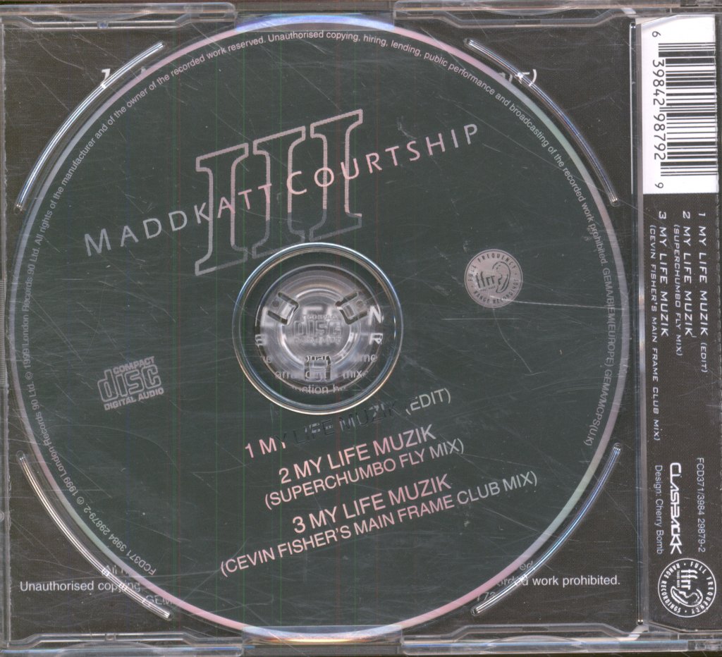 Thee Maddkatt Courtship - My Life Muzik - Cd