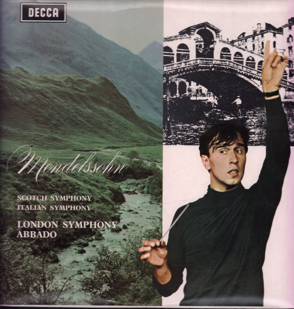 London Symphony Orchestra - Mendelssohn Scotch Symphony Italian Symphony - Lp